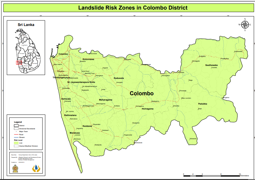 Land slide risk zone